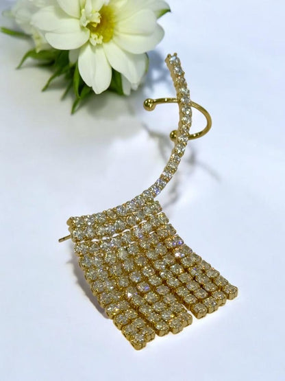 GOLDEN DAIMOND DRIX EAR CUFF