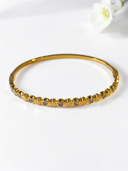 GOLDEN DIAMOND-FLORAL CELINE BRACELET