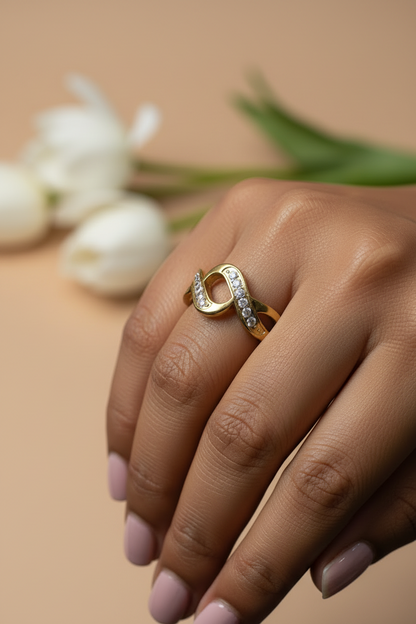 GOLDEN DIAMOND AIDEN RING