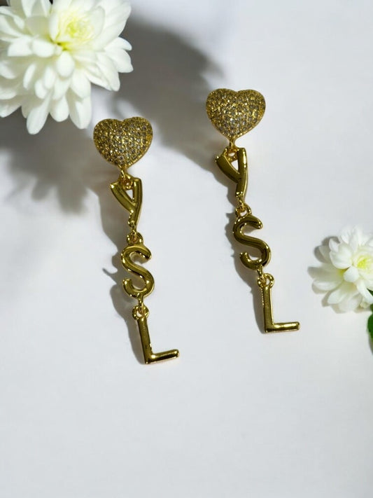 GOLDEN DIAMOND ALEC EARRINGS