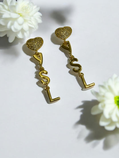 GOLDEN DIAMOND ALEC EARRINGS