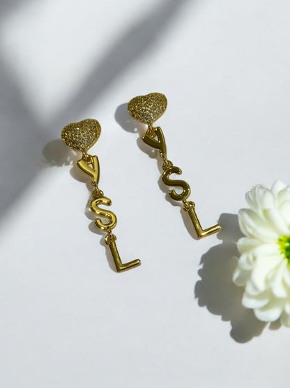 GOLDEN DIAMOND ALEC EARRINGS