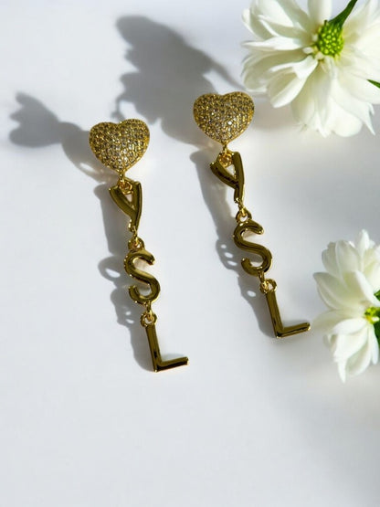GOLDEN DIAMOND ALEC EARRINGS