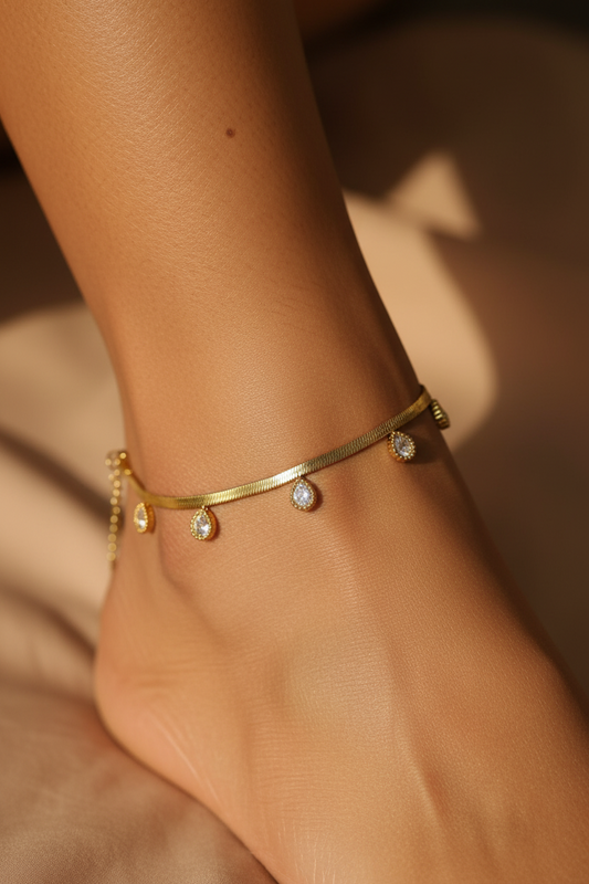 GOLDEN DIAMOND ANIRA ANKLET