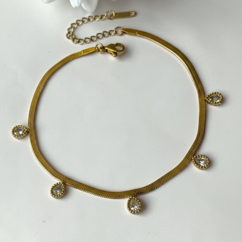 GOLDEN DIAMOND ANIRA ANKLET