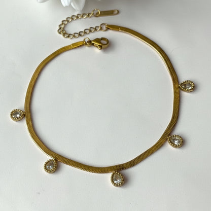 GOLDEN DIAMOND ANIRA ANKLET