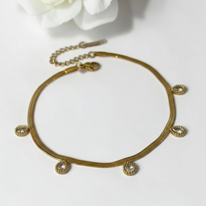 GOLDEN DIAMOND ANIRA ANKLET