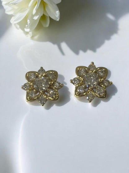GOLDEN DIAMOND ARABELLA EARRINGS