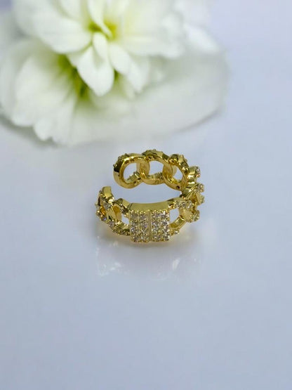 GOLDEN DIAMOND ARLOK EAR CUFF