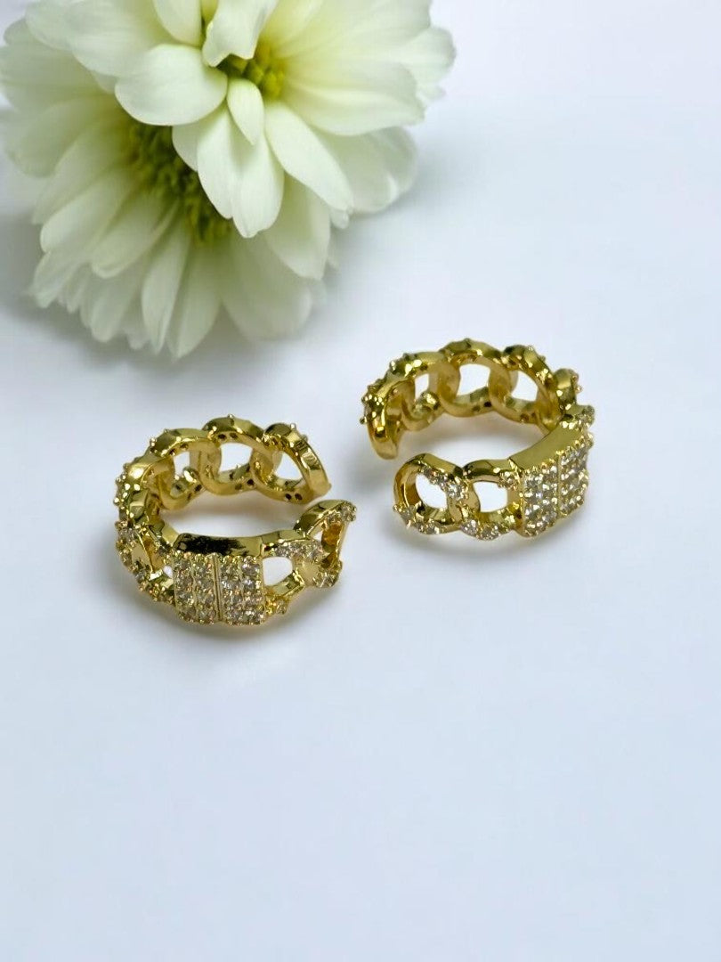 GOLDEN DIAMOND ARLOK EAR CUFF