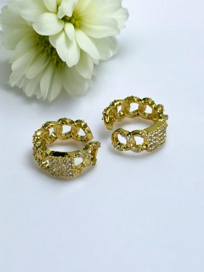 GOLDEN DIAMOND ARLOK EAR CUFF
