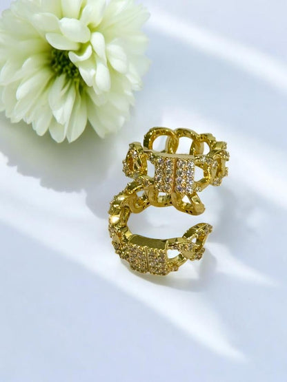 GOLDEN DIAMOND ARLOK EAR CUFF