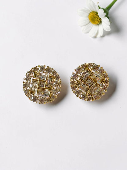 GOLDEN DIAMOND ARYANSHI EARRINGS
