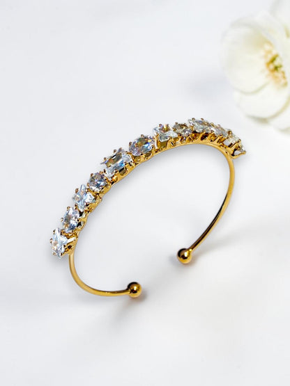 GOLDEN DIAMOND ATALIA BRACELET (CUFF)