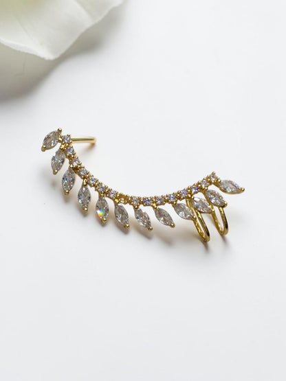 GOLDEN DIAMOND BAILEY EAR CUFF