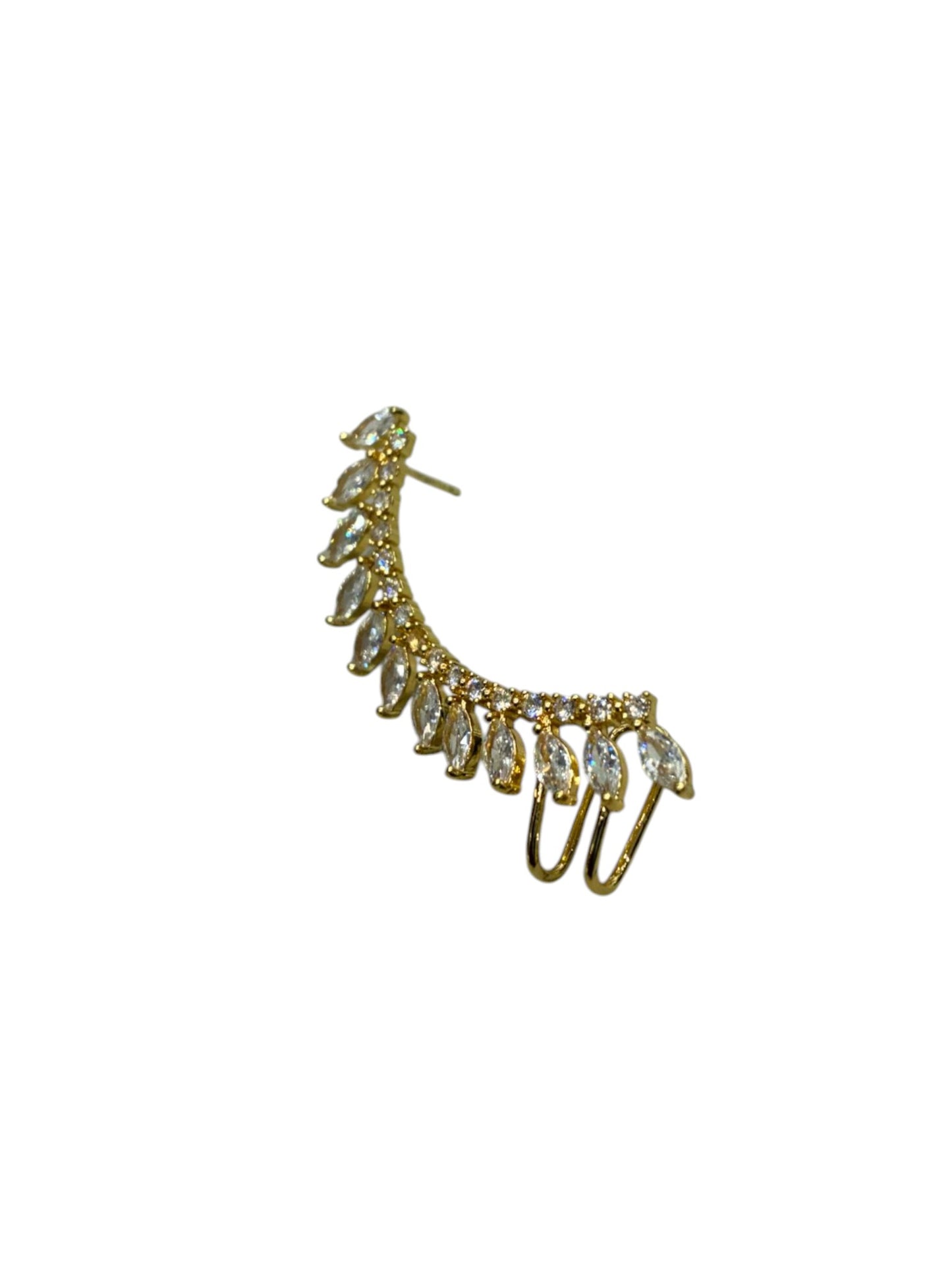 GOLDEN DIAMOND BAILEY EAR CUFF
