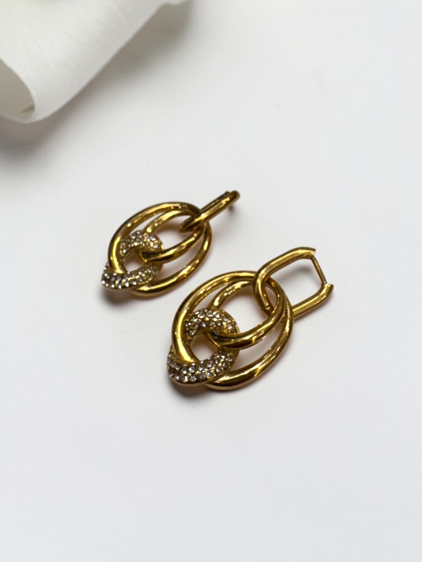 GOLDEN DIAMOND BAXTER EARRINGS