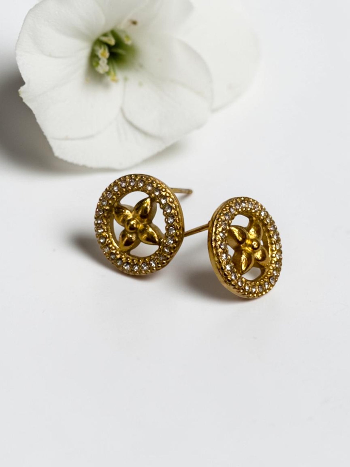 GOLDEN DIAMOND BRADLEY EARRINGS