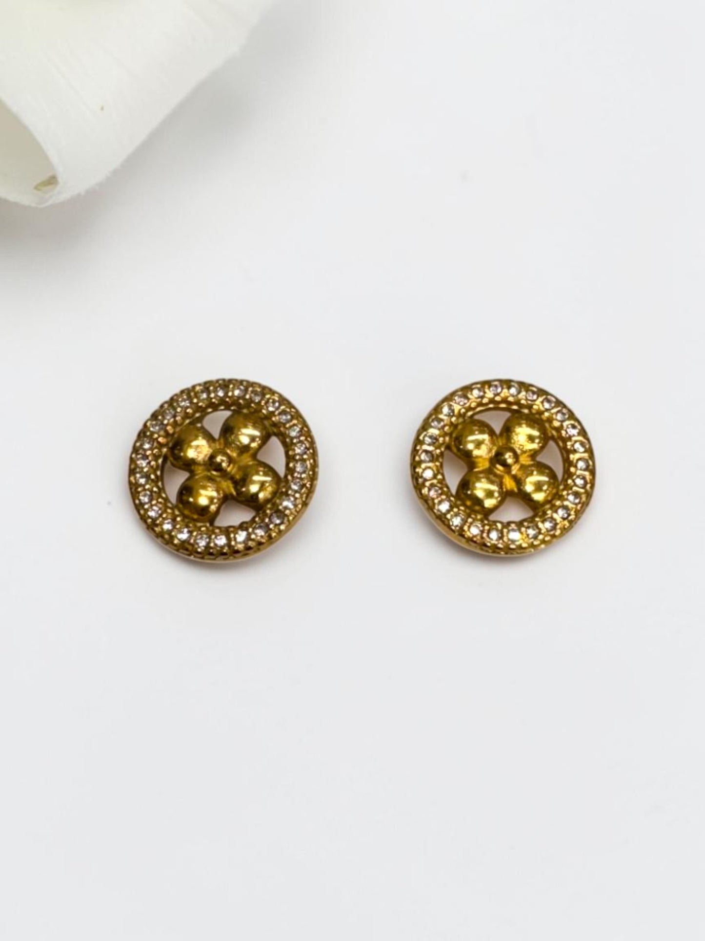 GOLDEN DIAMOND BRADLIE EARRINGS