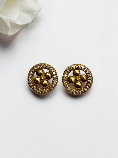 GOLDEN DIAMOND BRADLIE EARRINGS