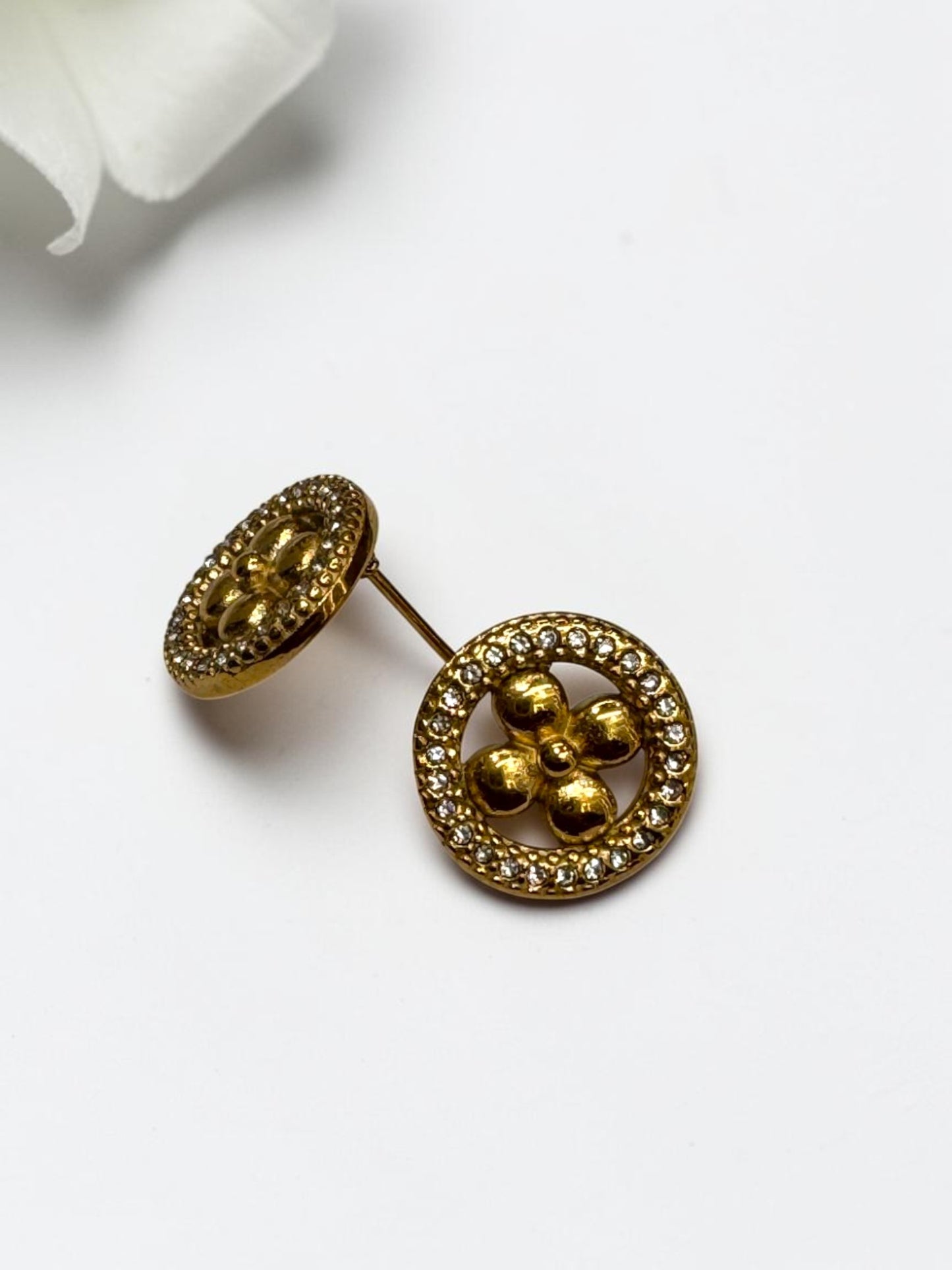 GOLDEN DIAMOND BRADLIE EARRINGS