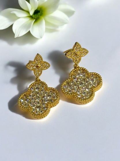 GOLDEN DIAMOND BRAYLON EARRINGS