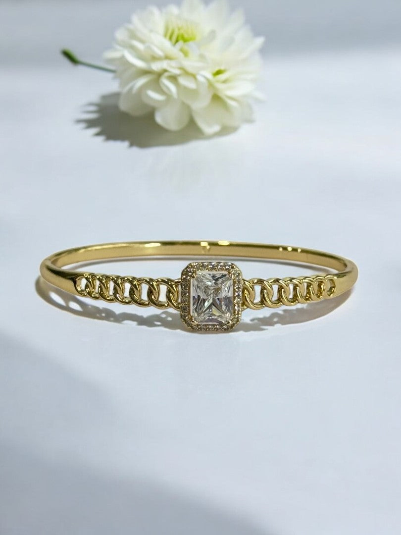 GOLDEN DIAMOND CAIN BRACELET