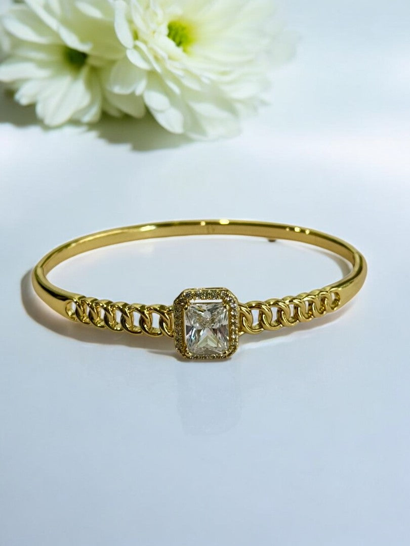 GOLDEN DIAMOND CAIN BRACELET