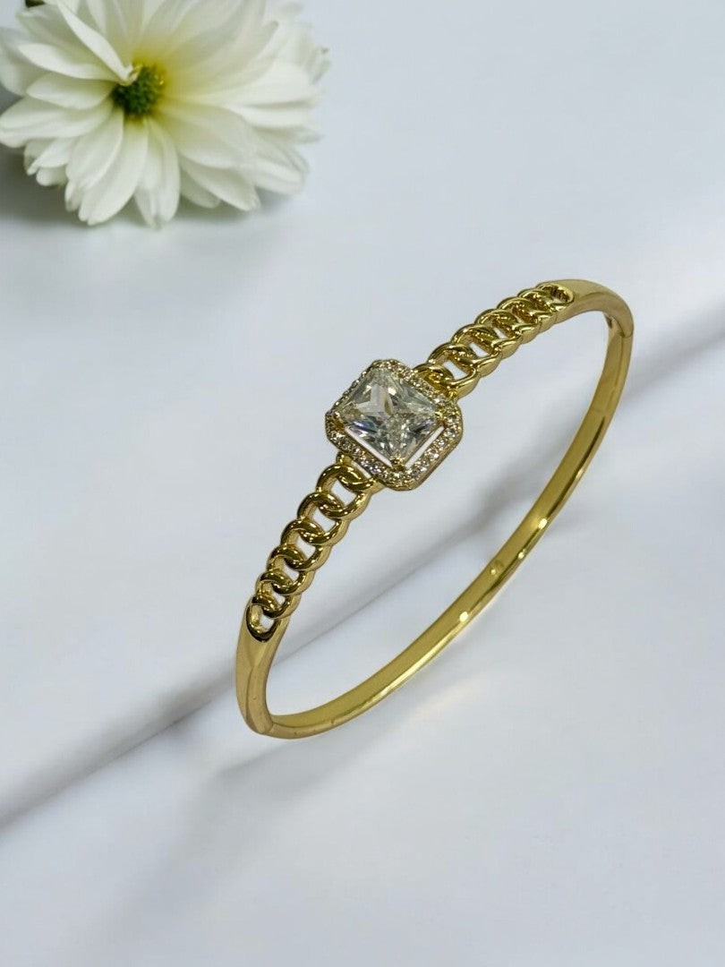 GOLDEN DIAMOND CAIN BRACELET