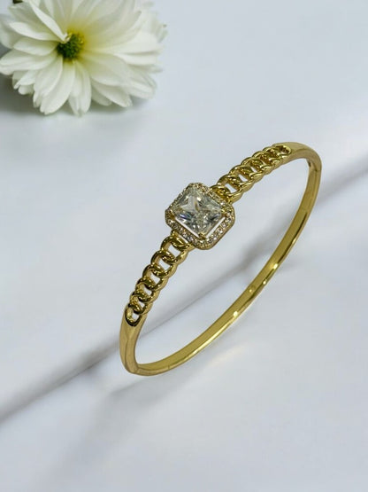 GOLDEN DIAMOND CAIN BRACELET