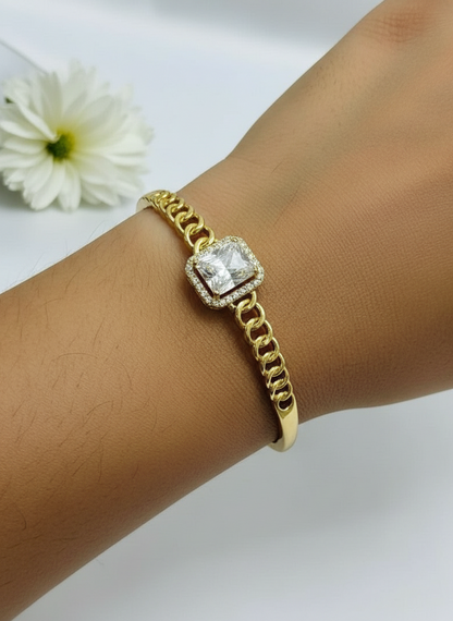 GOLDEN DIAMOND CAIN BRACELET