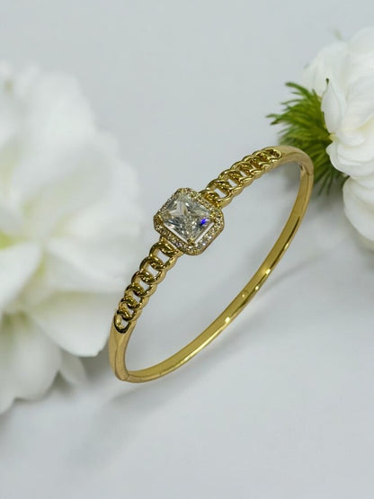 GOLDEN DIAMOND CAIN BRACELET