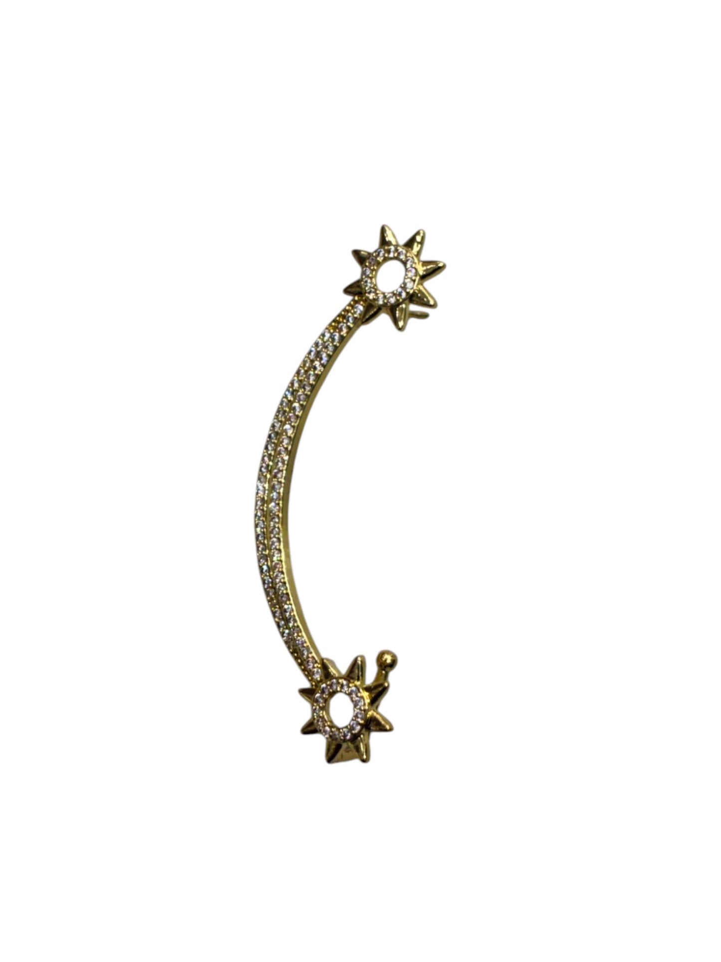 GOLDEN DIAMOND CARVER EAR CUFF