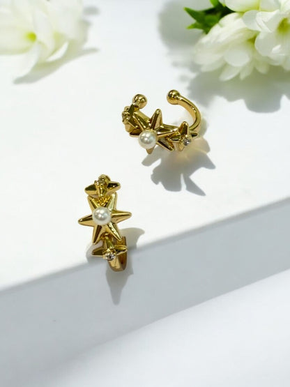 GOLDEN COLBY EAR CUFF
