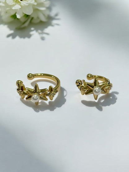 GOLDEN COLBY EAR CUFF