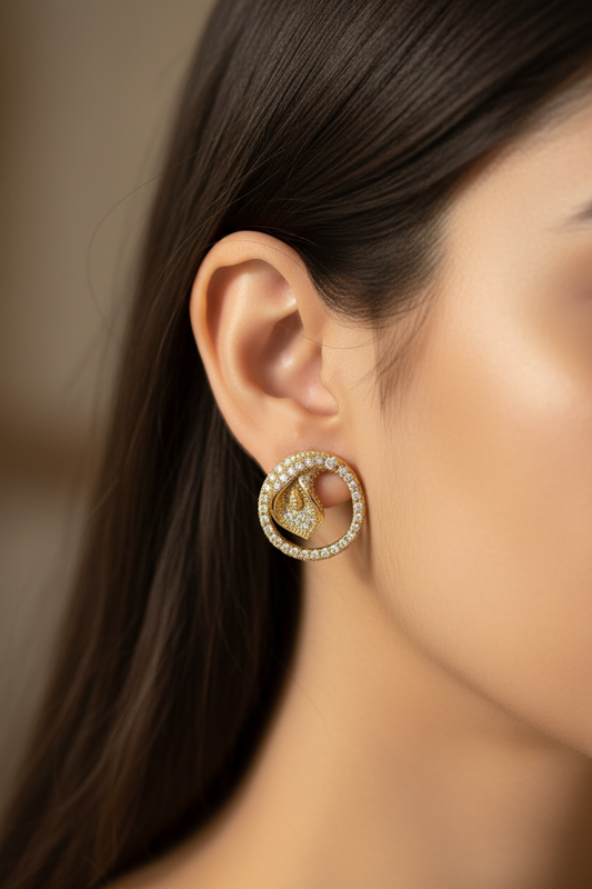 GOLDEN DIAMOND COLETTE EARRINGS