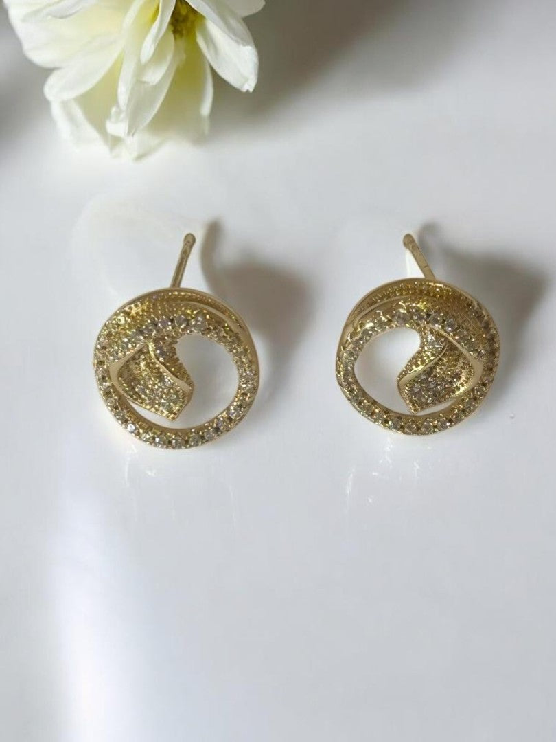 GOLDEN DIAMOND COLETTE EARRINGS