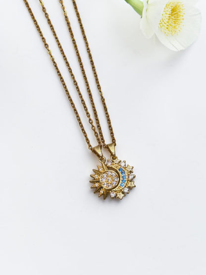 GOLDEN DIAMOND COLLINS NECKLACE