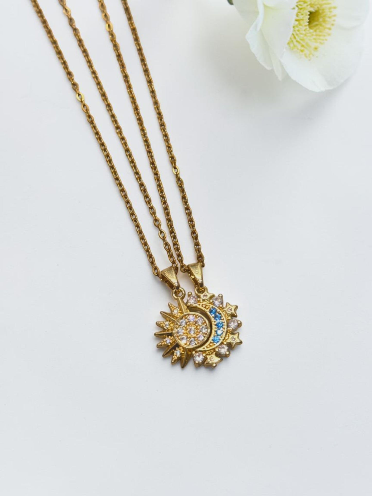 GOLDEN DIAMOND COLLINS NECKLACE