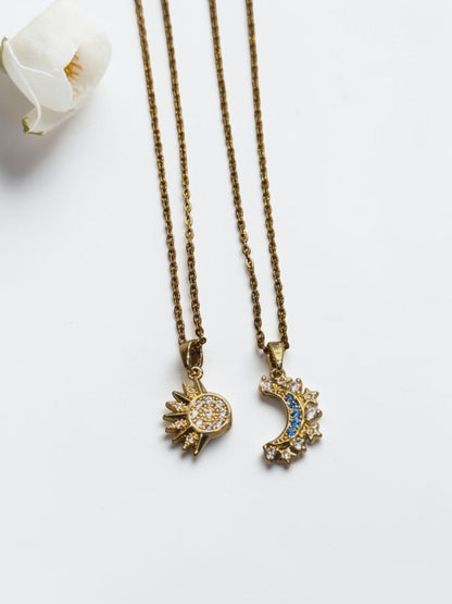 GOLDEN DIAMOND COLLINS NECKLACE
