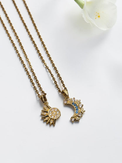 GOLDEN DIAMOND COLLINS NECKLACE