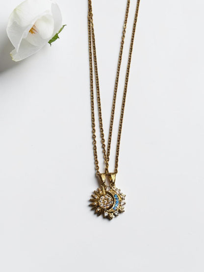 GOLDEN DIAMOND COLLINS NECKLACE