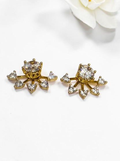 GOLDEN DIAMOND DALLAS EARRINGS
