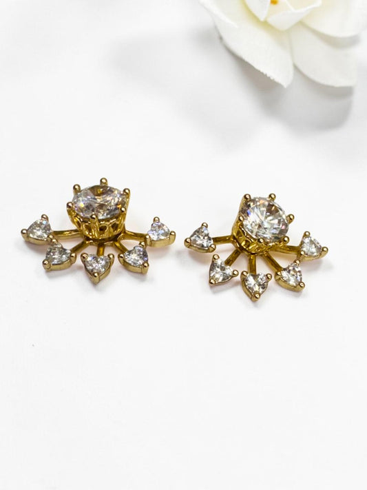 GOLDEN DIAMOND DALLAS EARRINGS