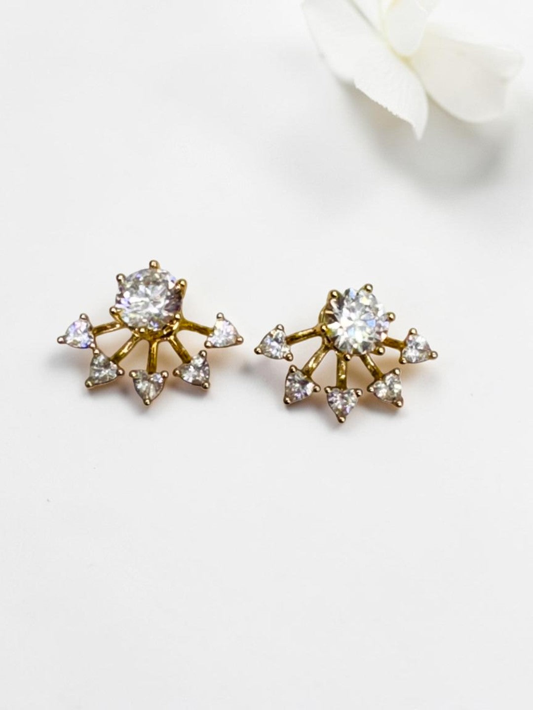 GOLDEN DIAMOND DALLAS EARRINGS