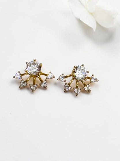 GOLDEN DIAMOND DALLAS EARRINGS