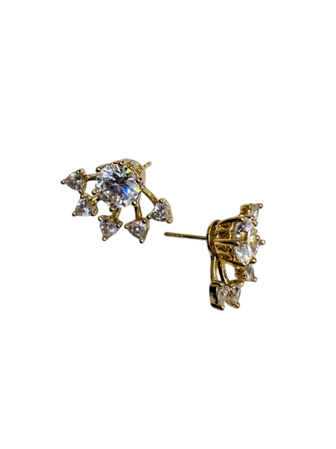 GOLDEN DIAMOND DALLAS EARRINGS
