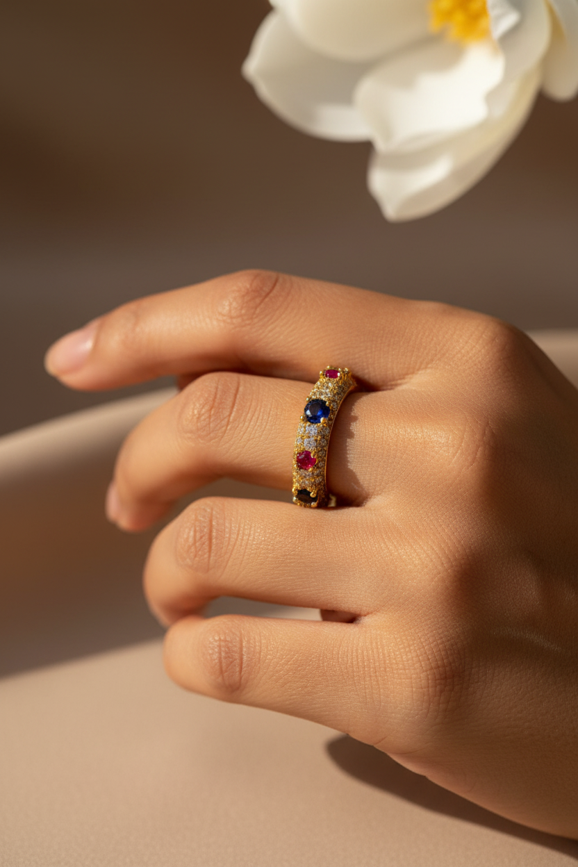 GOLDEN DIAMOND DARIEL RING