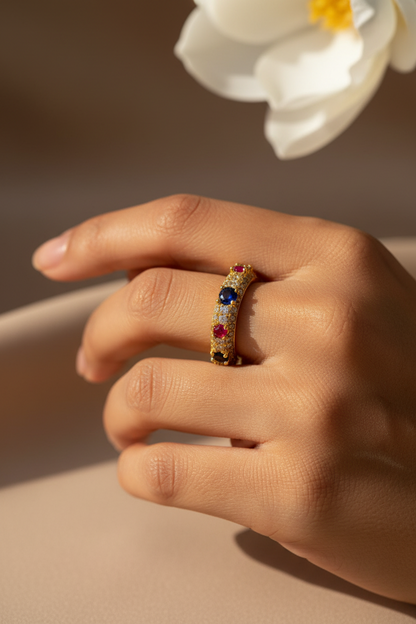 GOLDEN DIAMOND DARIEL RING
