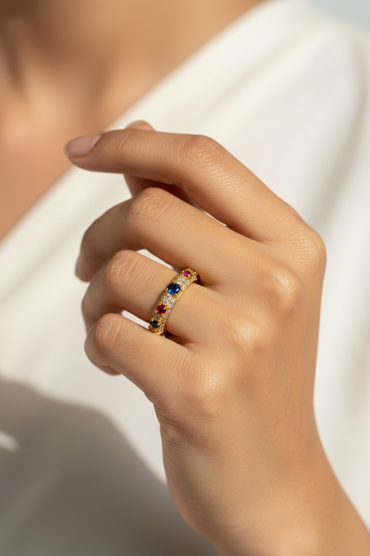 GOLDEN DIAMOND DARIEL RING
